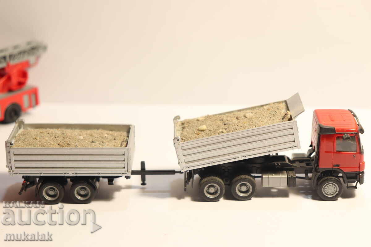 HERPA 1/87 H0 MERCEDES CAMION BASCULANT MODEL - 6 HERPA 1/87 H0 MERCEDES CAMION BASCULANT MODEL - 6