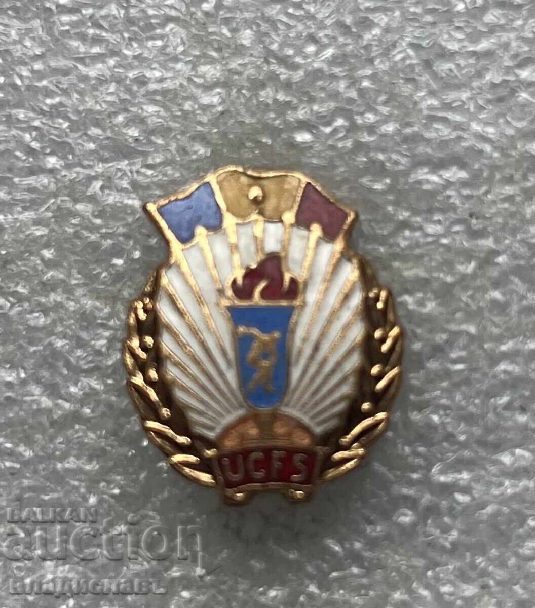Old Romanian badge, Union for Physical Culture Old Romanian badge, Union for Physical Culture