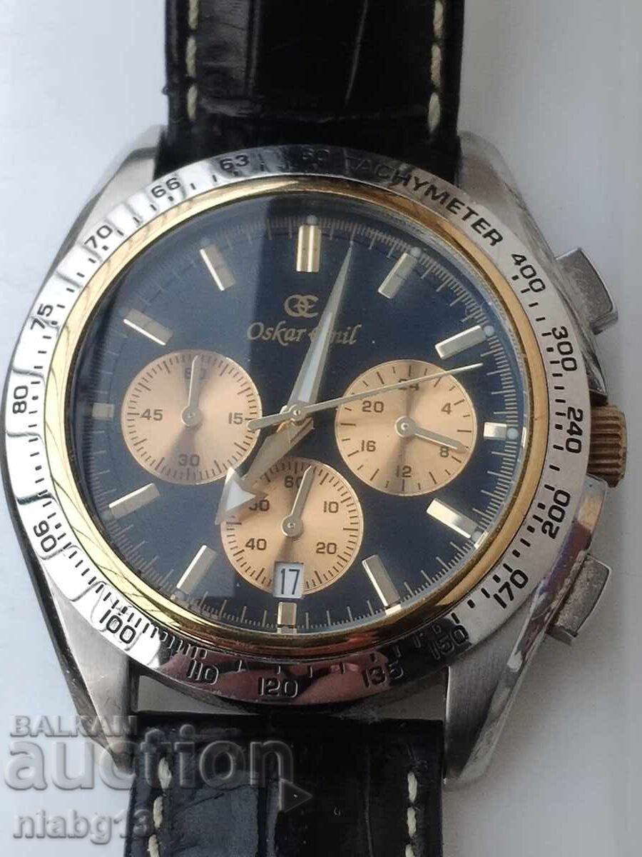 Oskar Emile Chronograph with price 40.00 BGN | € 20.45 Oskar Emile Chronograph with price 40.00 BGN | € 20.45