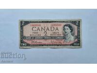Banknote - CANADA - 2 dollars - 1954