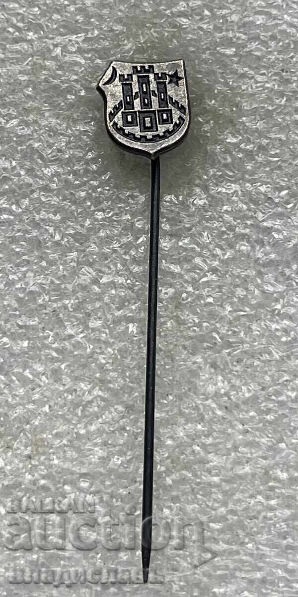 Old badge, coat of arms of the city of ZAGREB, Croatia Old badge, coat of arms of the city of ZAGREB, Croatia