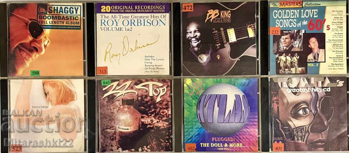 ДИСКОВЕ, CD-ТА С МУЗИКА MP3/CD - 8БР. ДИСКОВЕ, CD-ТА С МУЗИКА MP3/CD - 8БР.