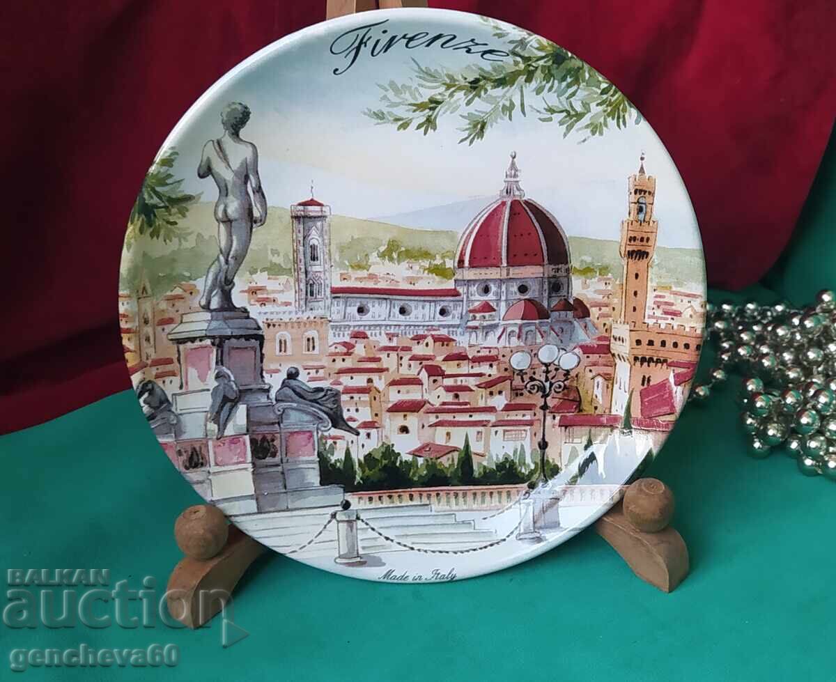 Farfurie decorativă din porțelan - Florența - 5 Farfurie decorativă din porțelan - Florența - 5