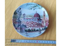 Farfurie decorativă din porțelan - Florența