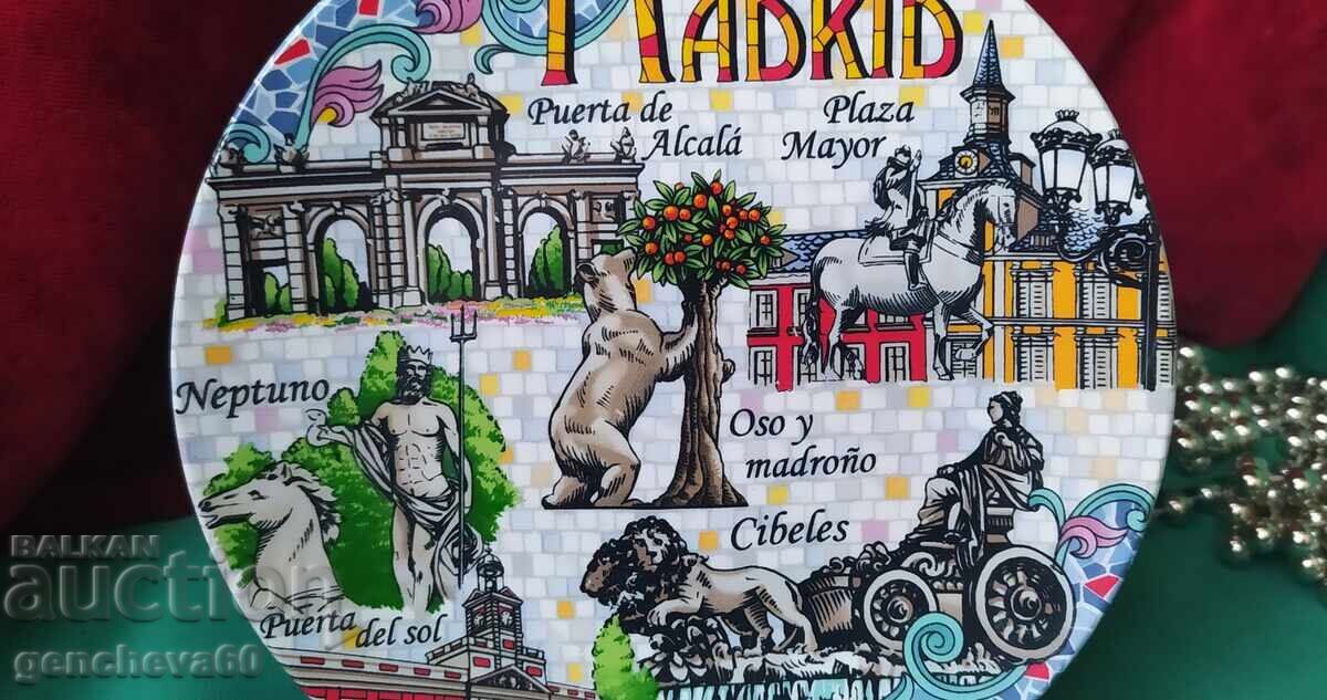 Licitație Farfurie decorativă din porțelan - Madrid/Spania Licitație Farfurie decorativă din porțelan - Madrid/Spania