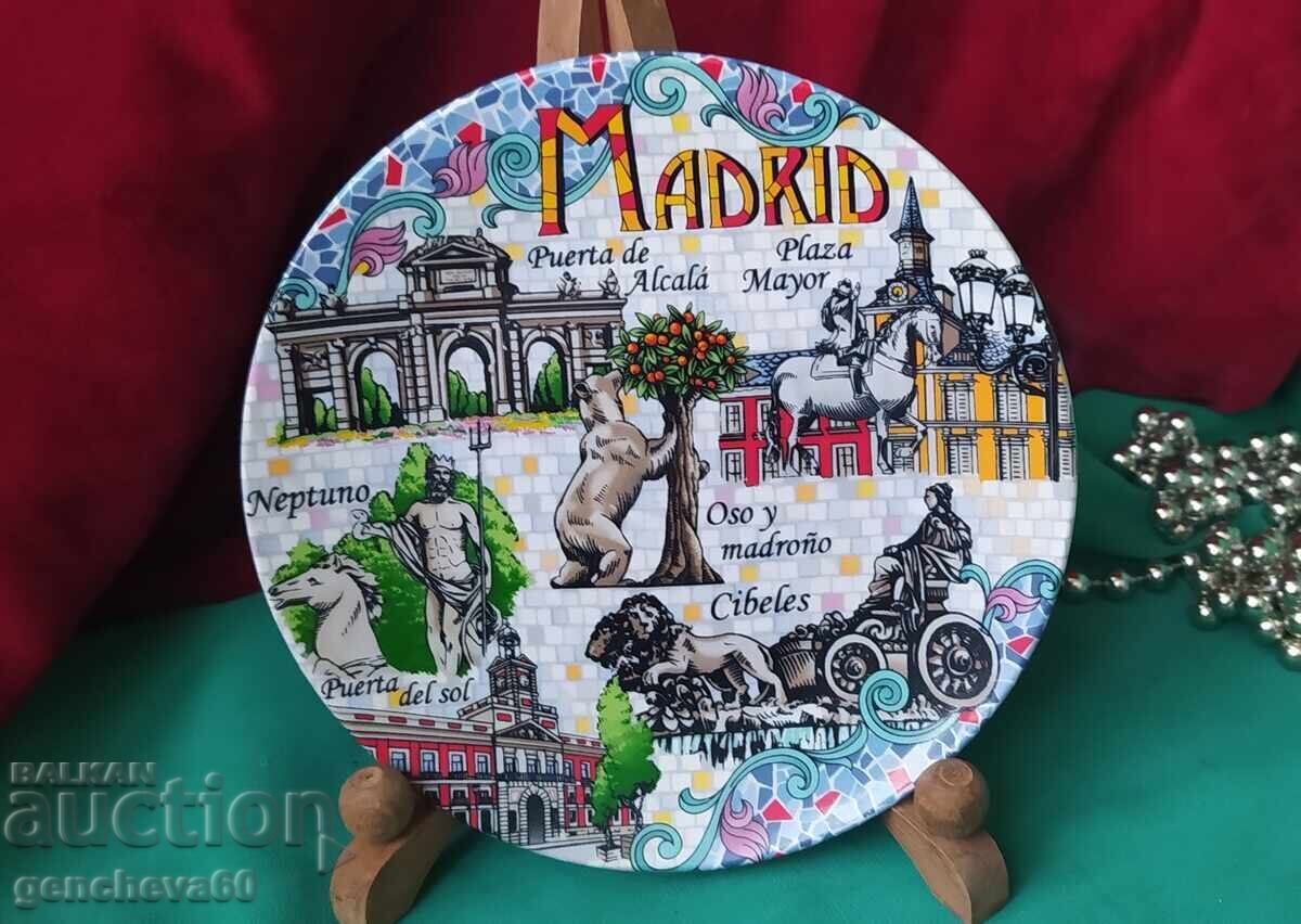 Farfurie decorativă din porțelan - Madrid/Spania - 5