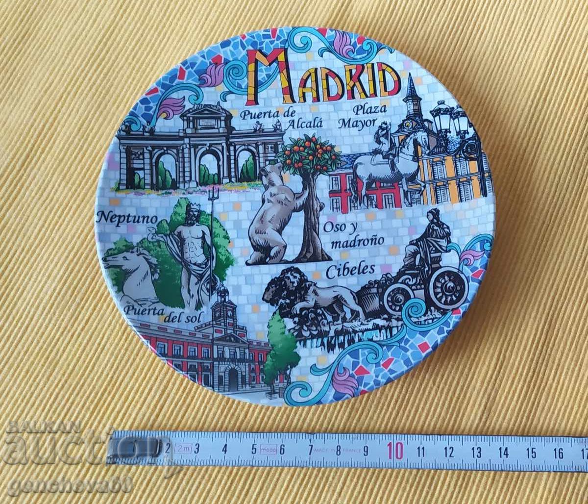 Farfurie decorativă din porțelan - Madrid/Spania Farfurie decorativă din porțelan - Madrid/Spania