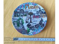 Farfurie decorativă din porțelan - Madrid/Spania