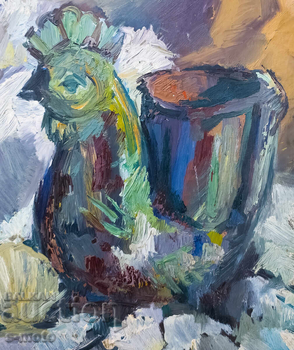 Δημοπρασία Κρασιμίρ Γιάκοβ (1955 - ) ελαιογραφία νεκρή φύση Δημοπρασία Κρασιμίρ Γιάκοβ (1955 - ) ελαιογραφία νεκρή φύση