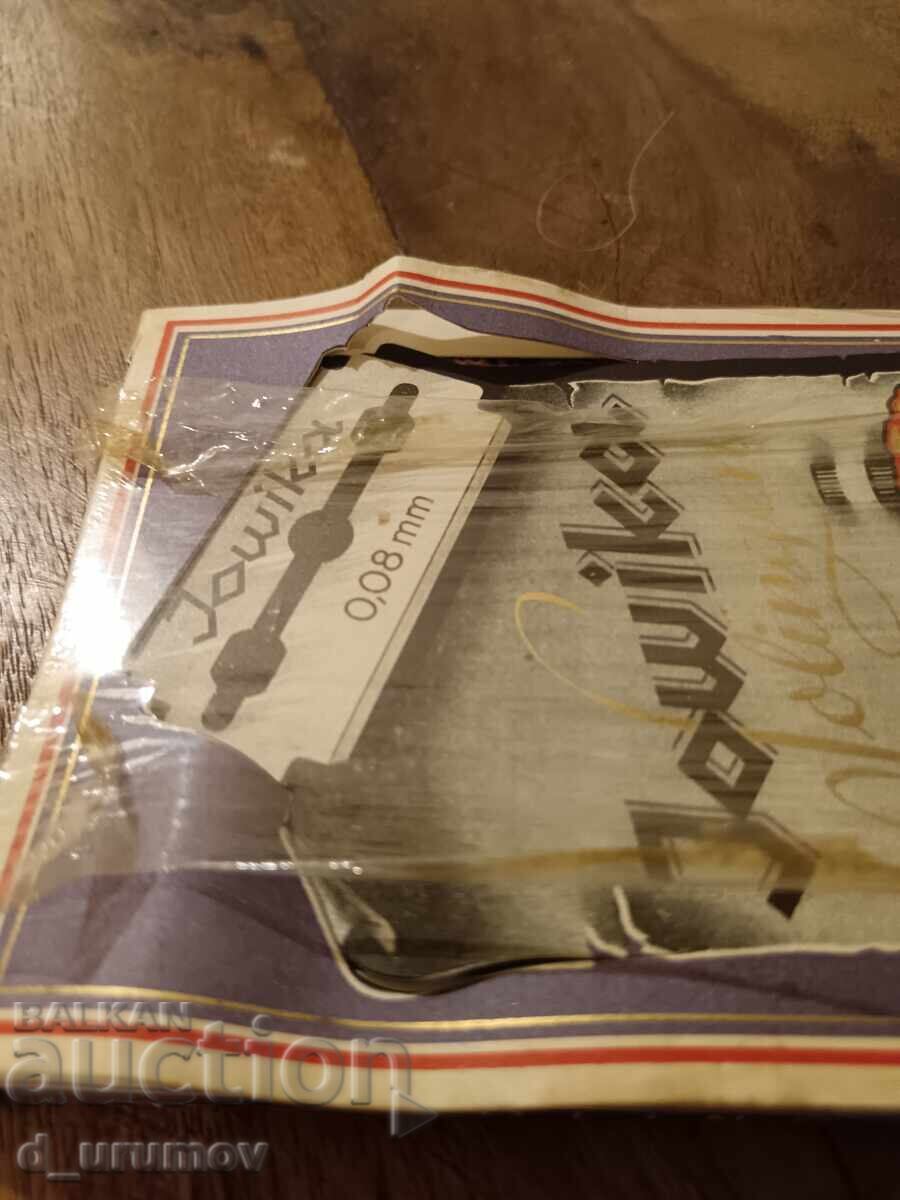 Παλιό πακέτο ξυραφάκια Jowika Solingen – 100 τμχ. RRR με τιμή 70.00 BGN | € 35.79 Παλιό πακέτο ξυραφάκια Jowika Solingen – 100 τμχ. RRR με τιμή 70.00 BGN | € 35.79