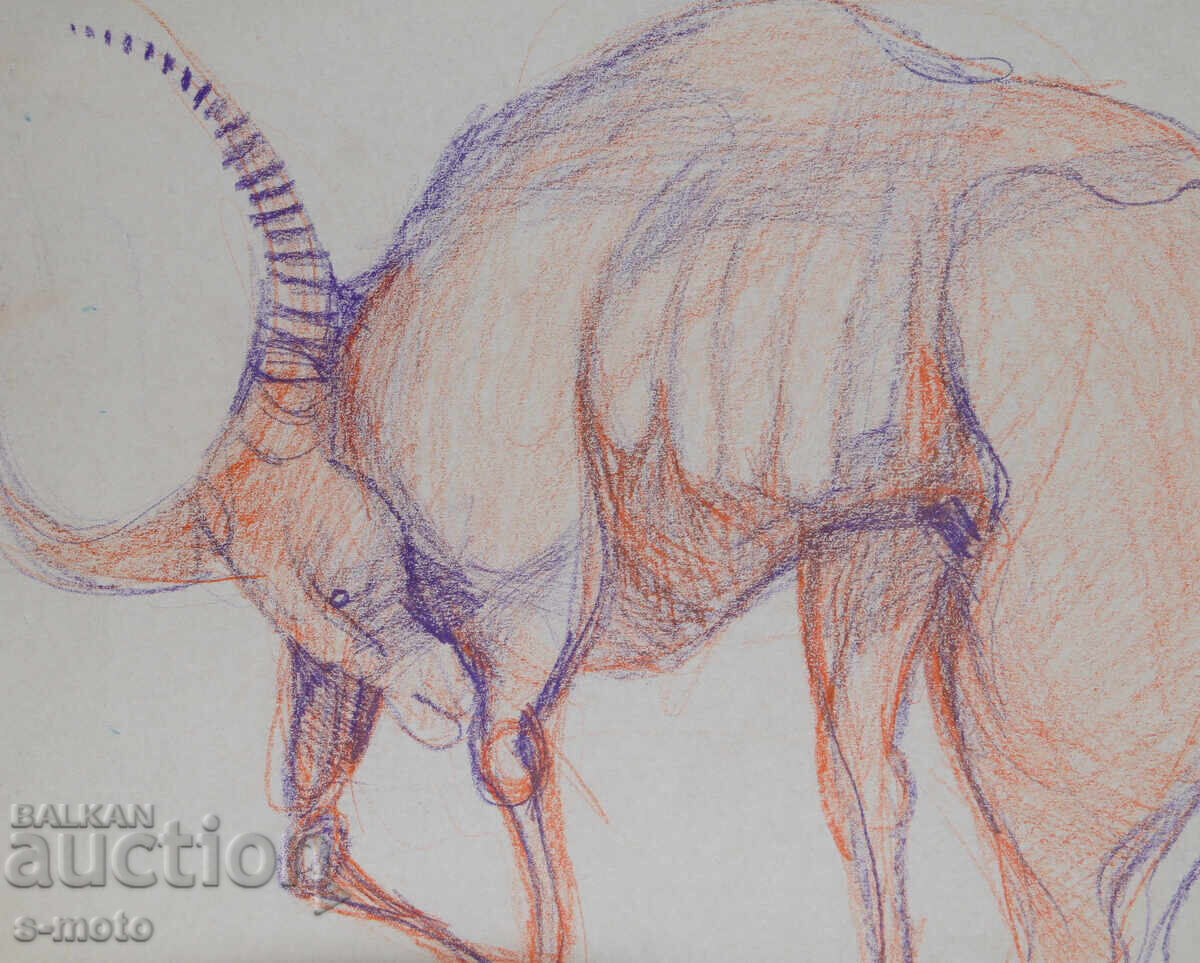 Доставка на Абстрактна Картина пастел Бик Доставка на Абстрактна Картина пастел Бик