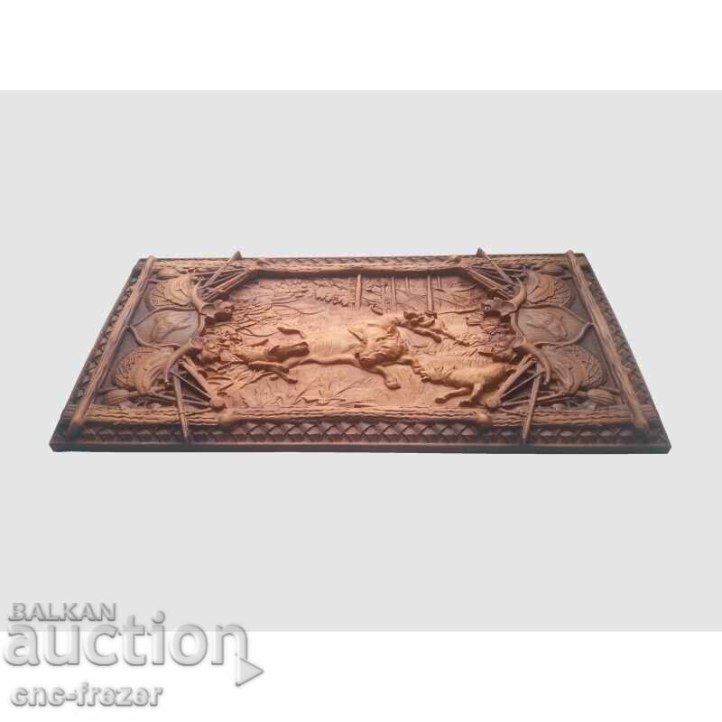 Доставка на Дърворезба "Лов на глиган" Доставка на Дърворезба "Лов на глиган"