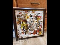 Абстракт с маслени бои