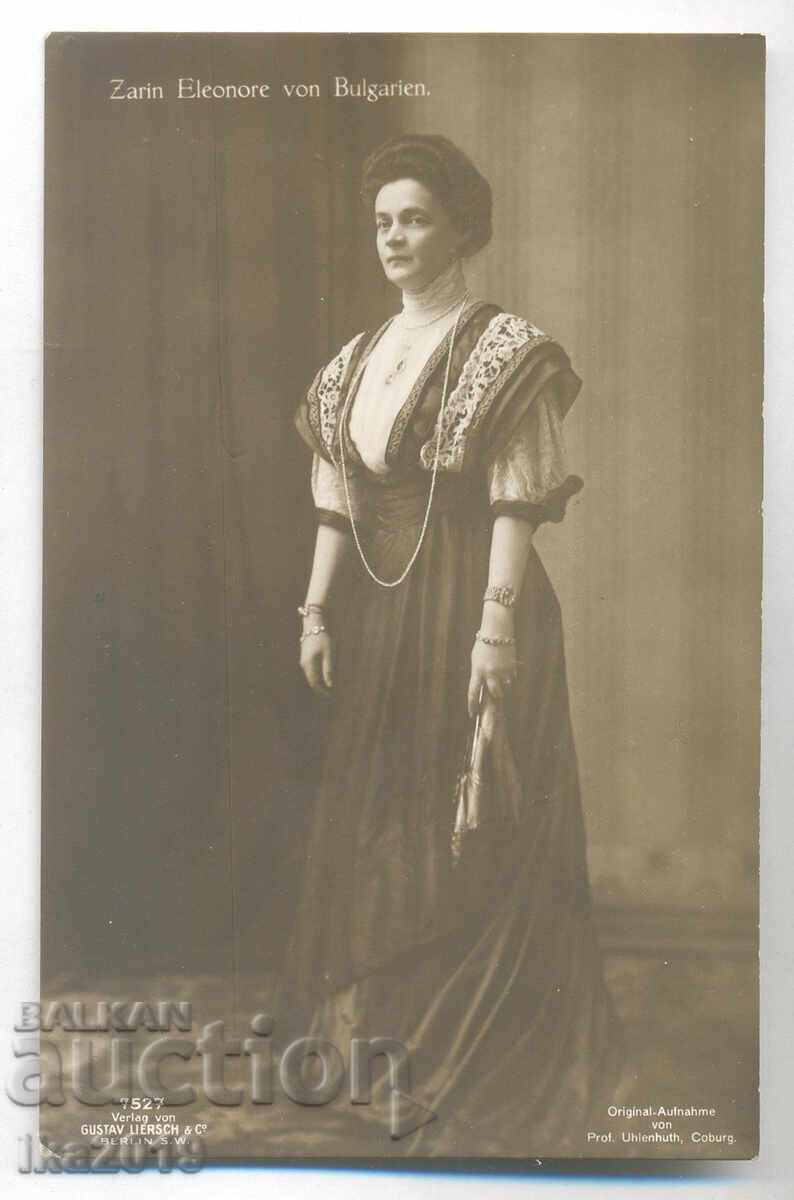 Old original postcard Queen Eleonora Old original postcard Queen Eleonora