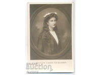 Παλιά αυθεντική καρτ ποστάλ πριγκίπισσας Ευδοκίας