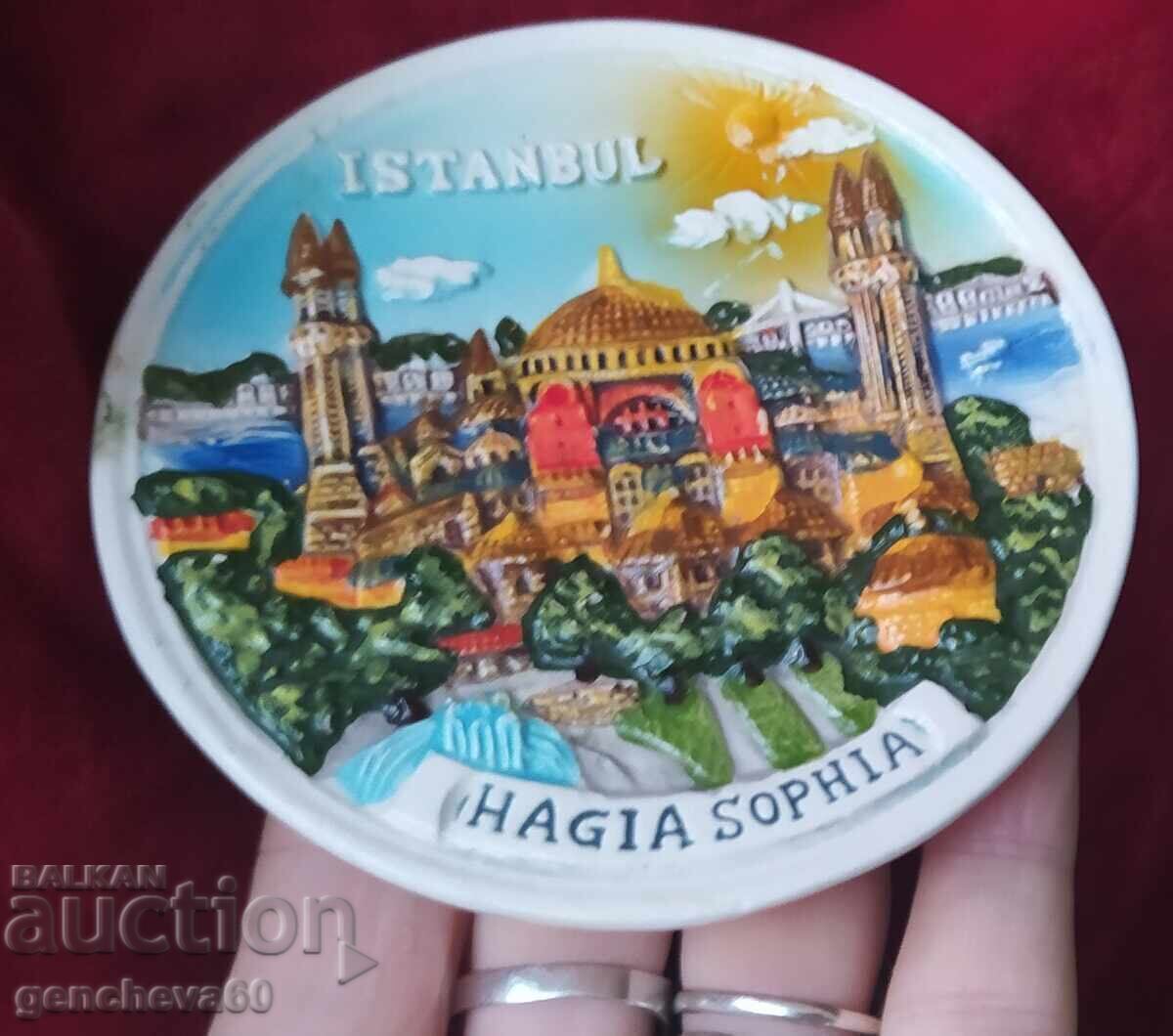 Farfurie 3D de colecție pentru decorație Sfânta Sofia/Istanbul - 5