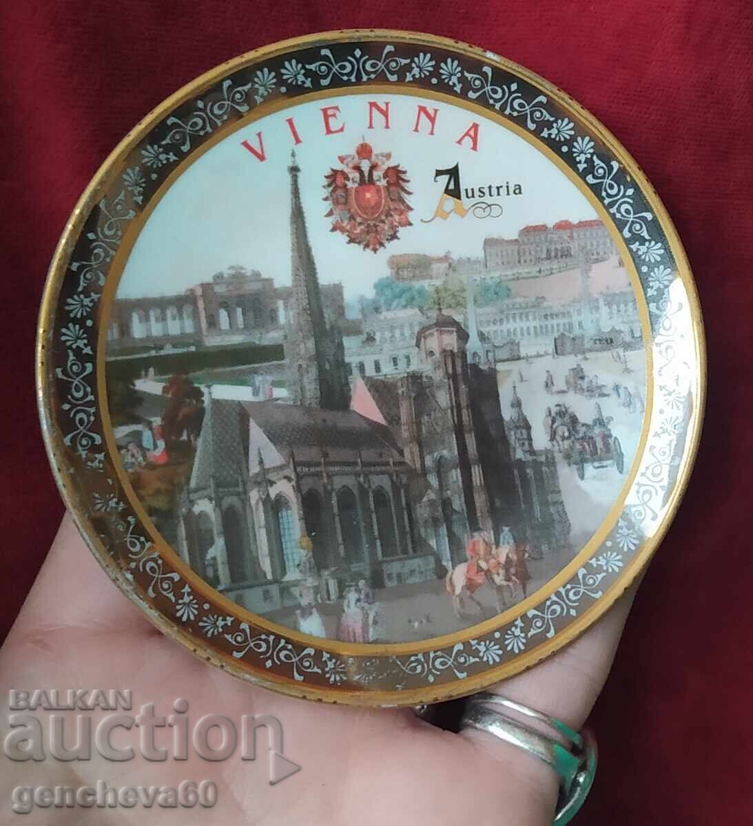 Licitație Farfurie de colecție pentru perete - porțelan Viena/Austria