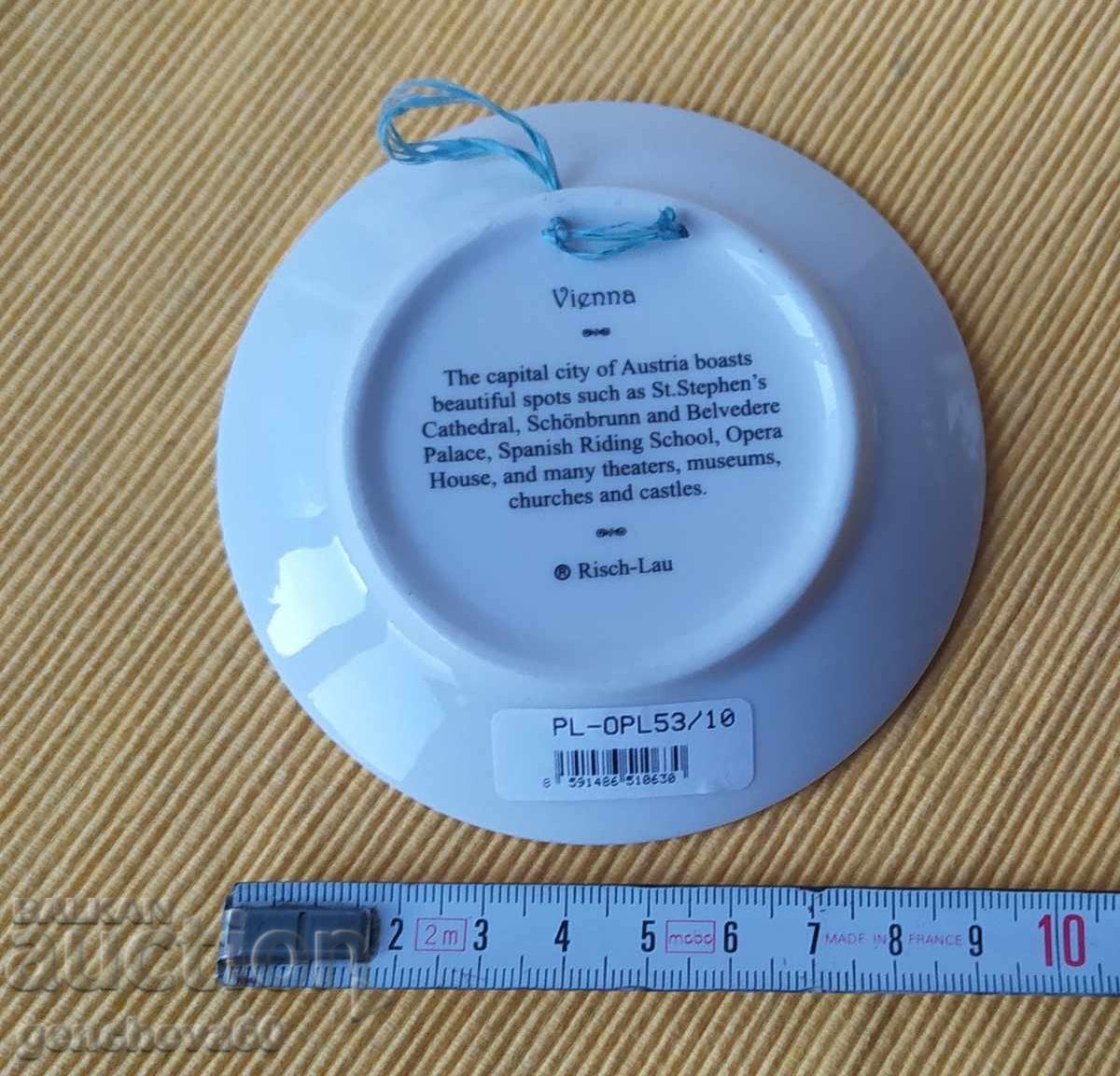 Farfurie de colecție pentru perete - porțelan Viena/Austria - 5