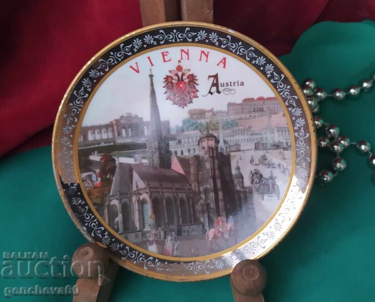 Farfurie de colecție pentru perete - porțelan Viena/Austria