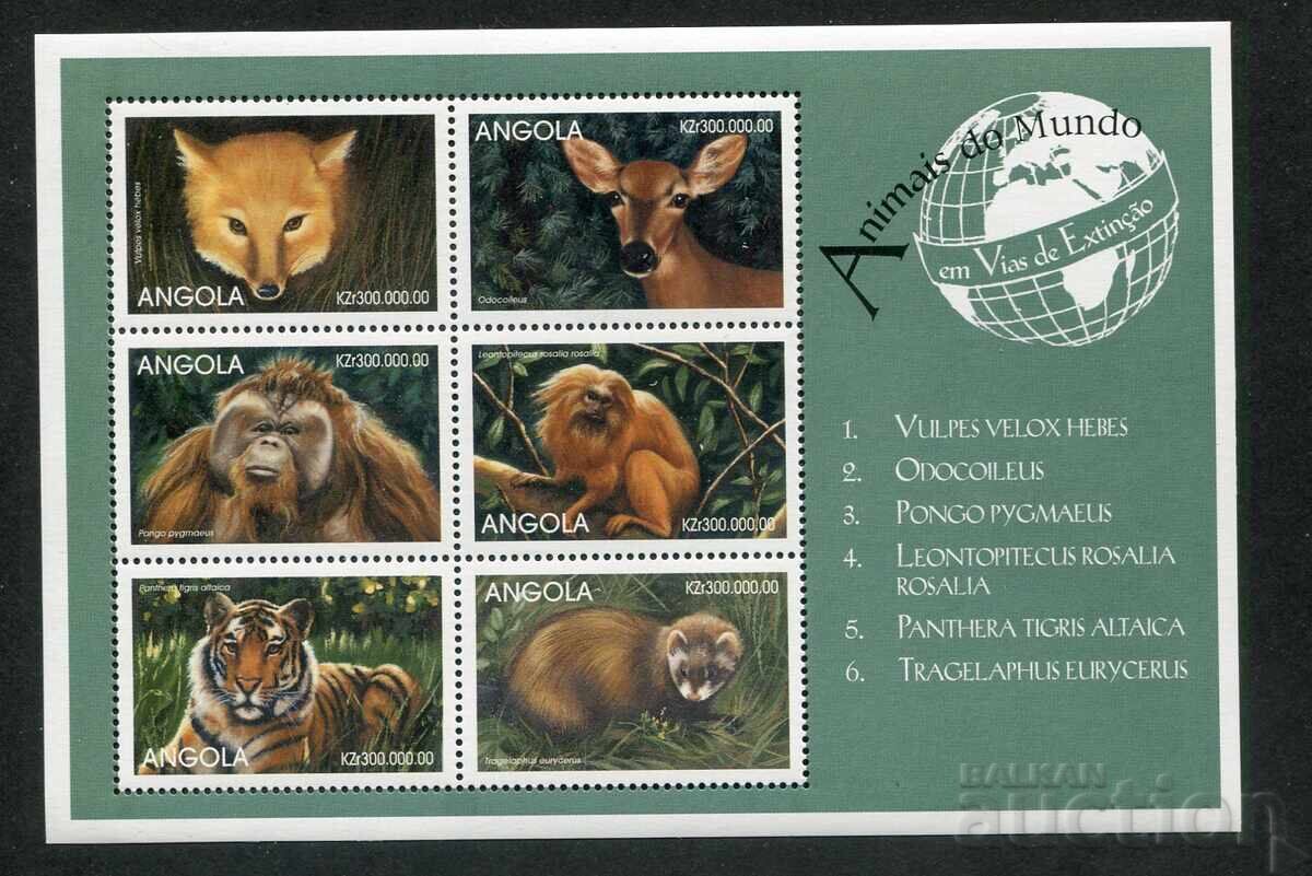 Angola 1999. MnH - Fauna, wild animals, birds, marine fauna with price 3.80 BGN | € 1.94 Angola 1999. MnH - Fauna, wild animals, birds, marine fauna with price 3.80 BGN | € 1.94