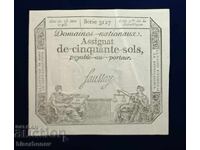 Γαλλία, Frantsiya, 25 σολδ 1793, aUNC