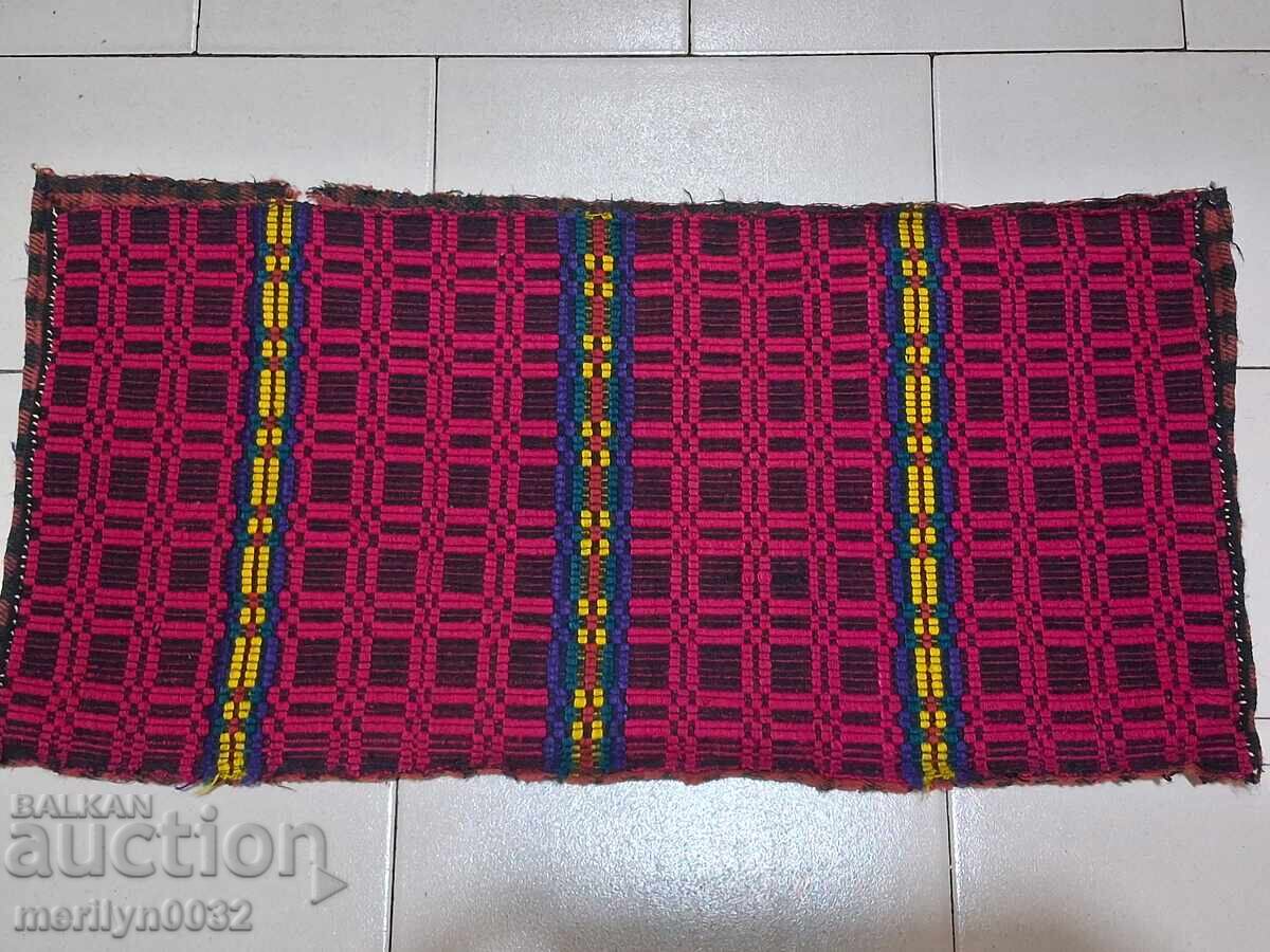 Παλιά υφαντή κεντητή κεντητή μαξιλαροθήκη - 6