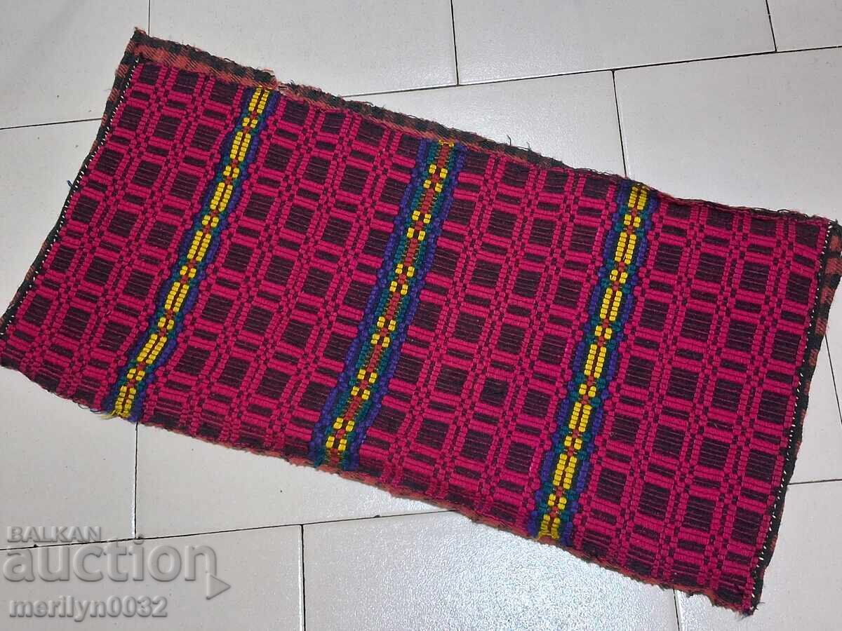 Παλιά υφαντή κεντητή κεντητή μαξιλαροθήκη