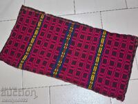 Παλιά υφαντή κεντητή κεντητή μαξιλαροθήκη