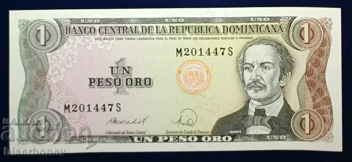 Δομινικανή Δημοκρατία, 1 πέσο 1988, UNC