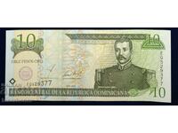 Dominican Republic, 10 Pesos 2001, UNC