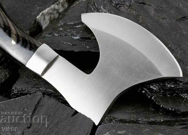 Topor turistic / tomahawk / din otel inoxidabil - 5