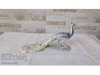 Porcelain figure - PEACOCK - ISIS - Bulgarian made