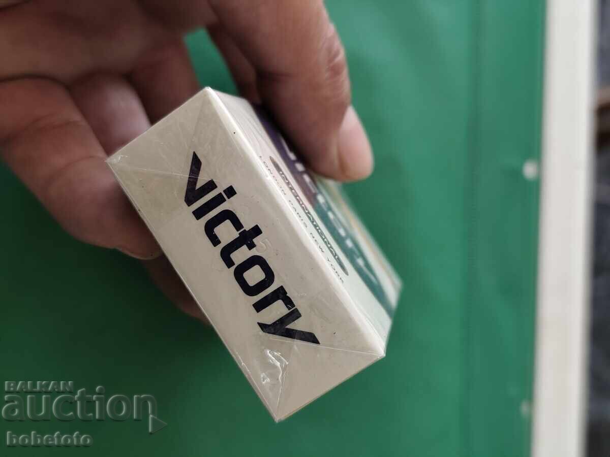 Delivery of New pack of blue Victory cigarettes Delivery of New pack of blue Victory cigarettes
