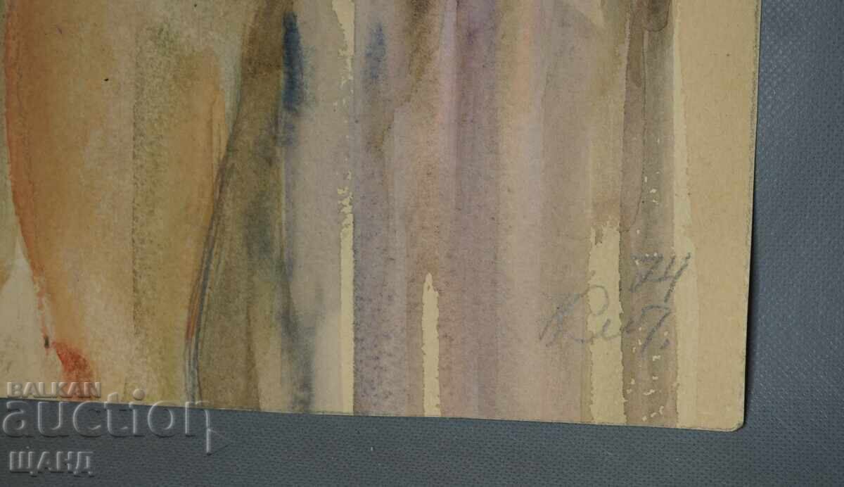 1974 Αριστουργηματική Ζωγραφική, ακουαρέλα, ερωτική, υπογεγραμμένη με τιμή 5.35 BGN | € 2.74 1974 Αριστουργηματική Ζωγραφική, ακουαρέλα, ερωτική, υπογεγραμμένη με τιμή 5.35 BGN | € 2.74