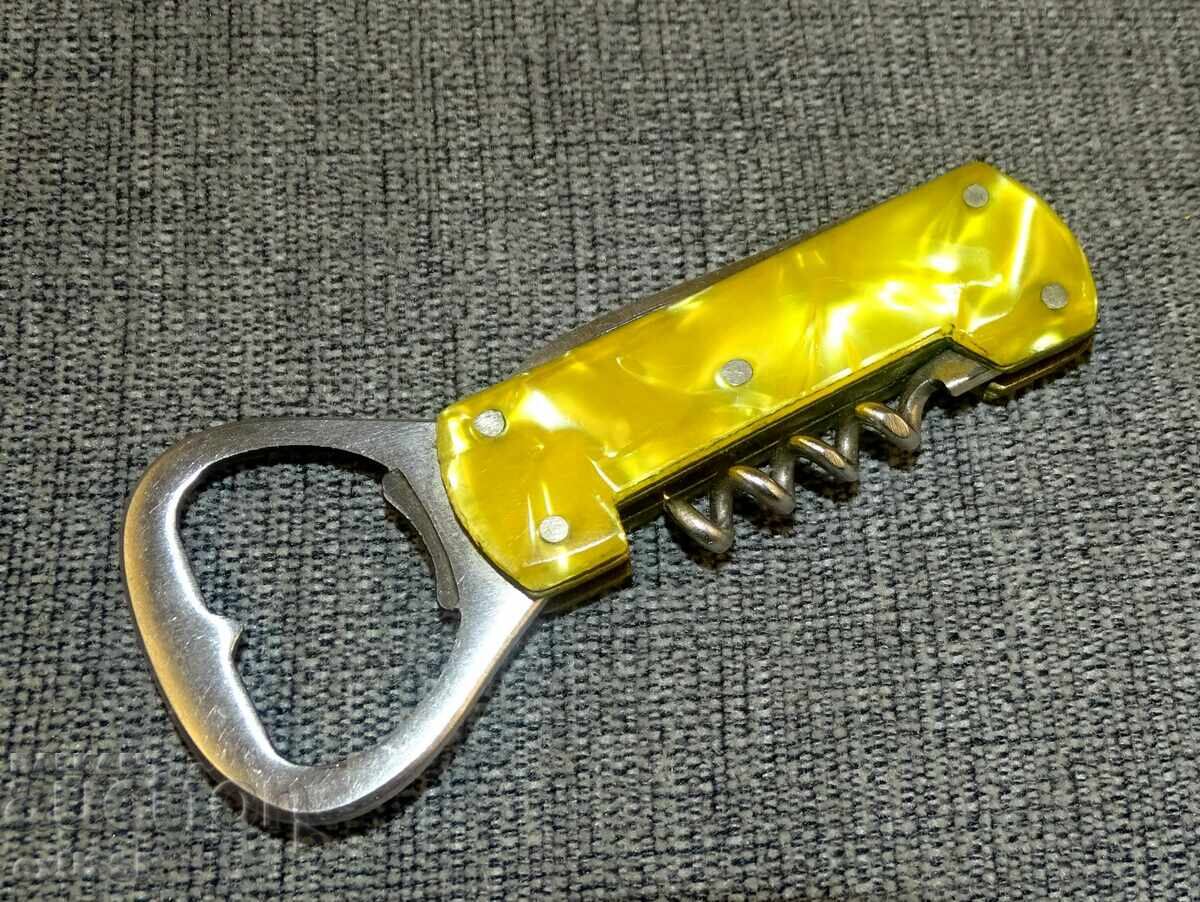 Δημοπρασία Παλιό τουριστικό σουγιά Bulgarian με ανοιχτήρι Δημοπρασία Παλιό τουριστικό σουγιά Bulgarian με ανοιχτήρι