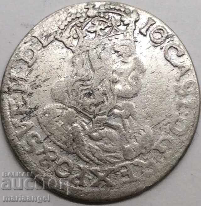 Πολωνία 6 γρόσια (Σέστακ) 1663 Ιωάννης Γ' ασήμι - σπάνιο - 7 Πολωνία 6 γρόσια (Σέστακ) 1663 Ιωάννης Γ' ασήμι - σπάνιο - 7