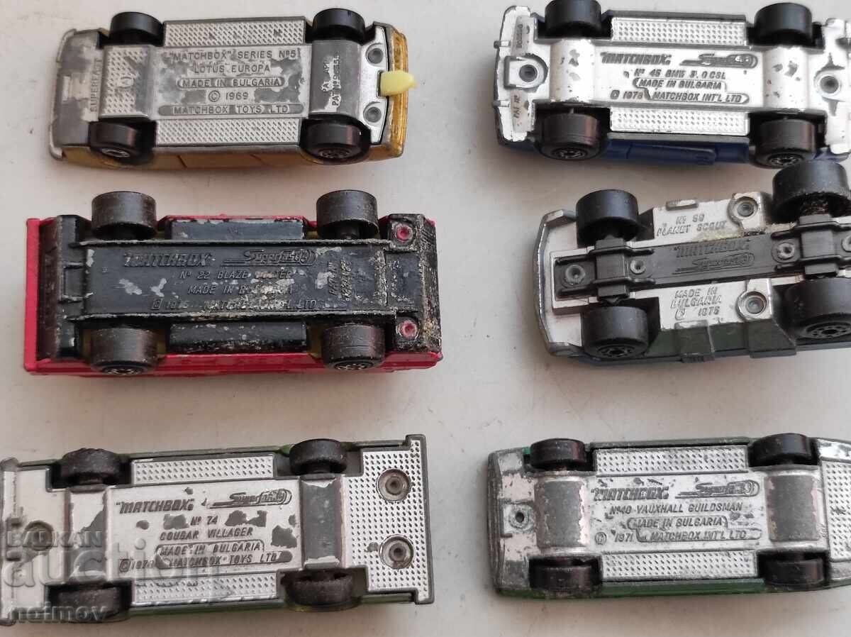 !!! MATCHBOX LOT BULGARIA !!! MATCHBOX CARS - 6 !!! MATCHBOX LOT BULGARIA !!! MATCHBOX CARS - 6