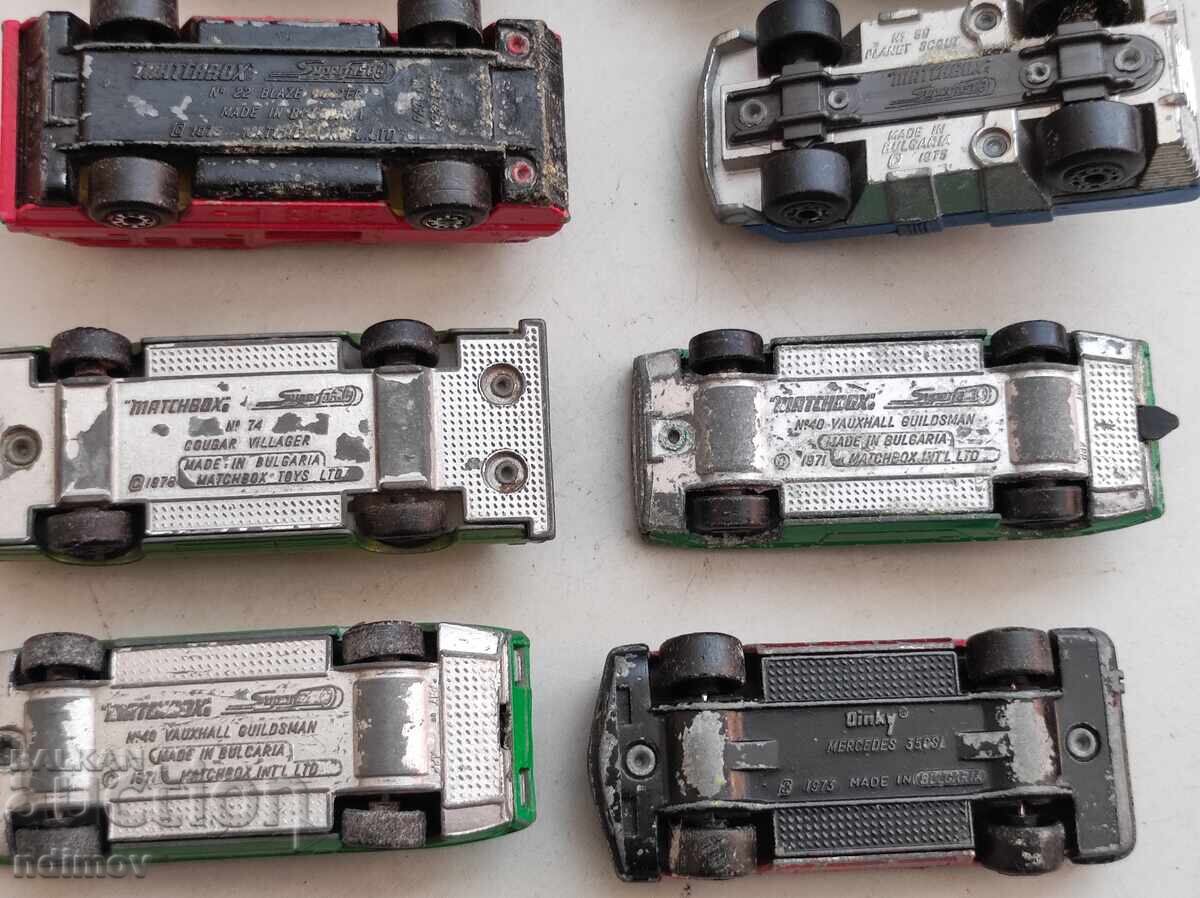 !!! MATCHBOX LOT BULGARIA !!! MATCHBOX CARS - 7 !!! MATCHBOX LOT BULGARIA !!! MATCHBOX CARS - 7
