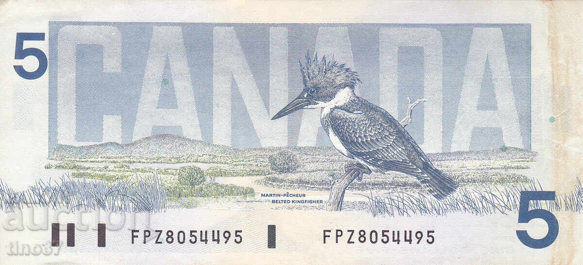 Auction tino37 - CANADA - 5 DOLLARS - 1986 - VF Auction tino37 - CANADA - 5 DOLLARS - 1986 - VF