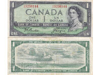 tino37 - CANADA - 1 DOLAR - 1954 - VF