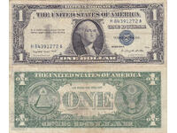 tino37- САЩ /USA/- 1 ДОЛАР-/SILVER CERTIFICATE/ - 1957г