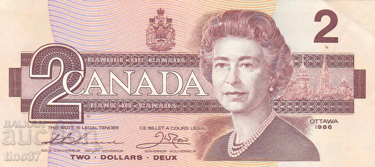 tino37 - CANADA - 2 DOLLARS - 1986 - VF+ with price 8.90 BGN | € 4.55 tino37 - CANADA - 2 DOLLARS - 1986 - VF+ with price 8.90 BGN | € 4.55