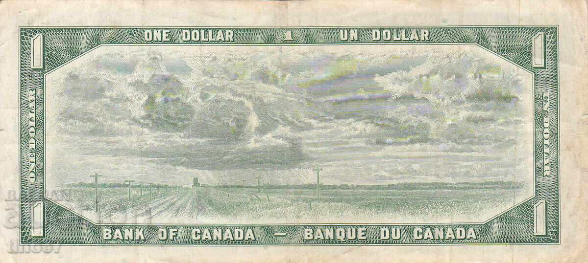 Auction tino37 - CANADA - 1 DOLLAR - 1954 Auction tino37 - CANADA - 1 DOLLAR - 1954