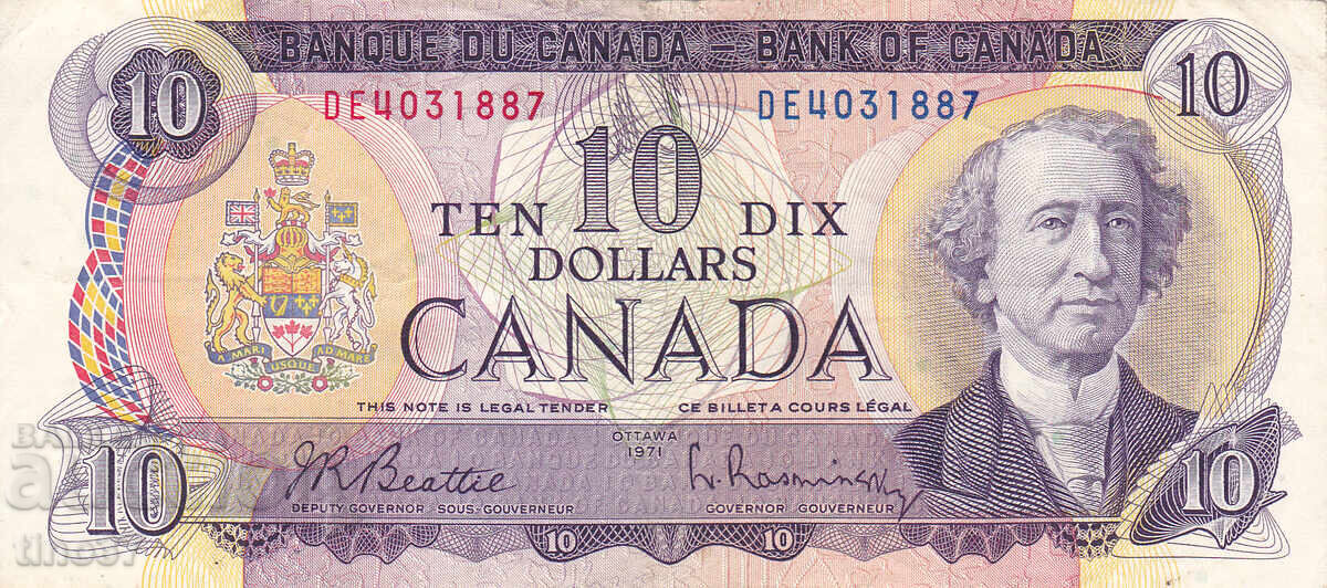 tino37- ΚΑΝΑΔΑΣ - 10 ΔΟΛΑΡΙΑ - 1971 - VF με τιμή 34.90 BGN | € 17.84 tino37- ΚΑΝΑΔΑΣ - 10 ΔΟΛΑΡΙΑ - 1971 - VF με τιμή 34.90 BGN | € 17.84