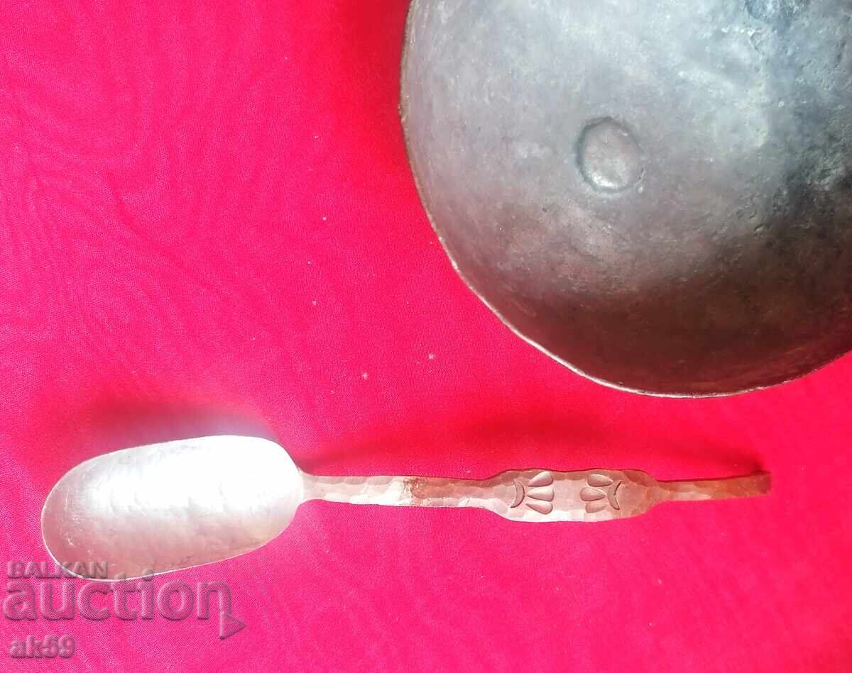 Μέδενια κασσιτερωμένη κούπα με κουταλάκι - 5 Μέδενια κασσιτερωμένη κούπα με κουταλάκι - 5