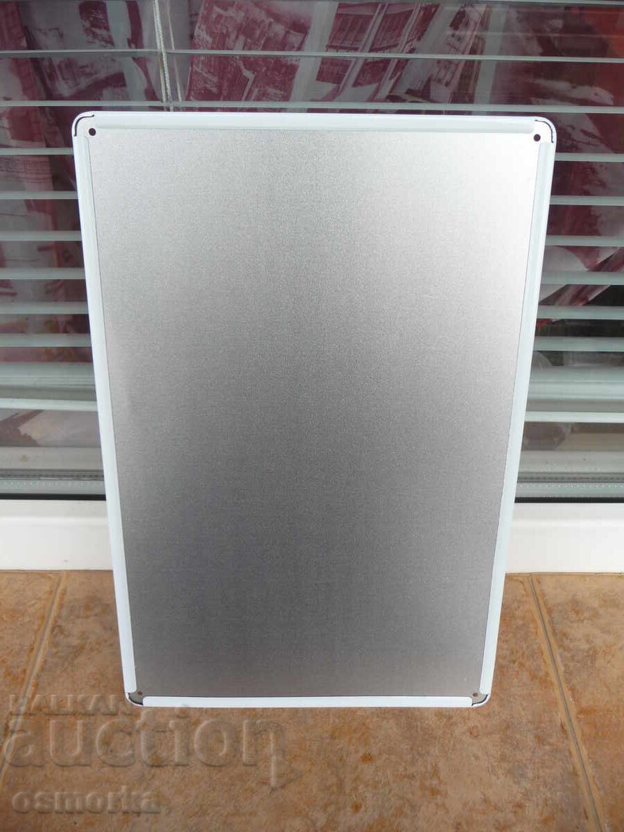 Δημοπρασία Μεταλλική πινακίδα Πρόσεχε το νερό, πίνε μπύρα :) είναι καλύτερη η μπύρα σβ Δημοπρασία Μεταλλική πινακίδα Πρόσεχε το νερό, πίνε μπύρα :) είναι καλύτερη η μπύρα σβ