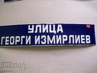 Enamel sign from the socialist era 70/15 cm