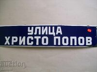 Enamel sign from the socialist era 70/15 cm