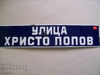 Enamel sign from the socialist era 70/15 cm