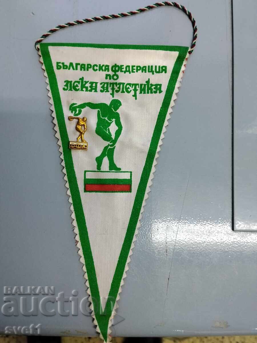Badge and flag Bulgarian Athletics Federation Badge and flag Bulgarian Athletics Federation